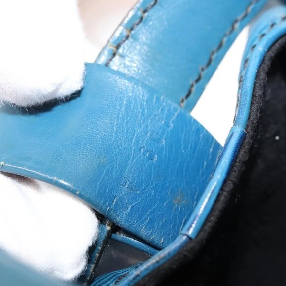 LOUIS VUITTON Epi Randonnee GM Shoulder Bag Blue M43085 LV Auth 148058 - Picture 10 of 16